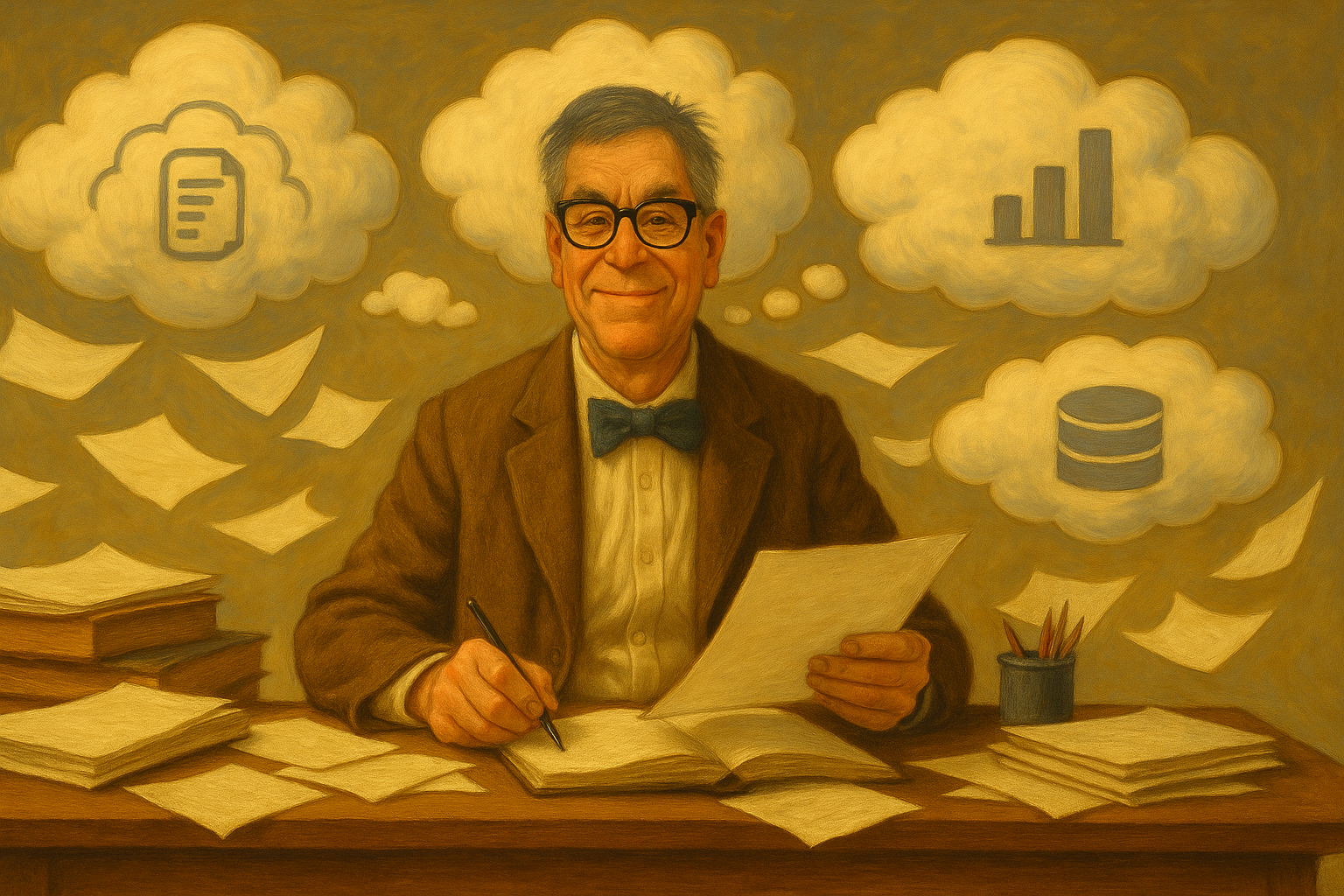 AI Memory System - Professor with Digital Memory