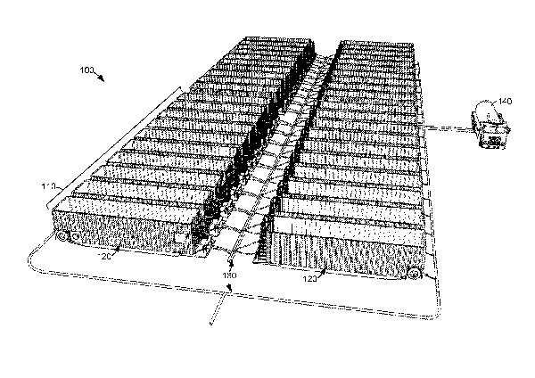 US 9,915,127 drawing - Flow Balanced Frac Tank Farm