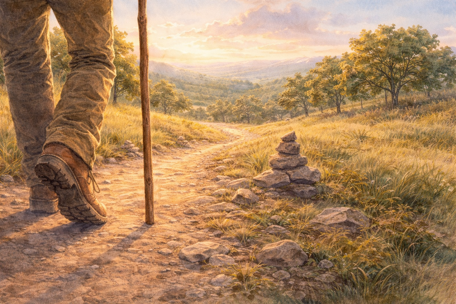 Glasses viewing landscape - Values